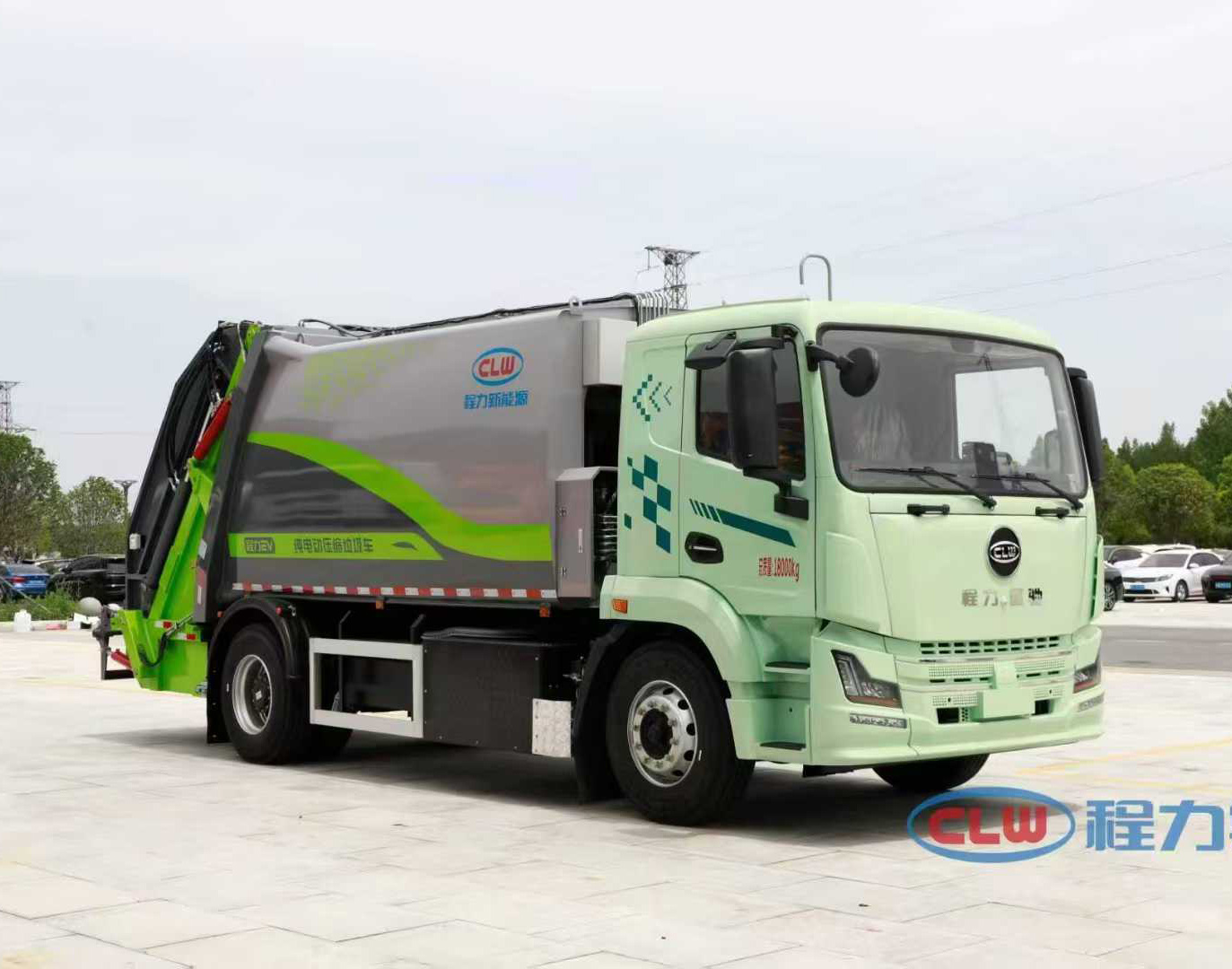 程力星馳12方純電動壓縮式垃圾車EV圖片1