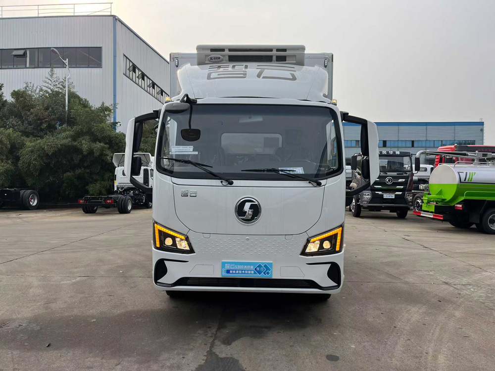 陜汽智云S300山區版165度電純電動冷藏車圖片2